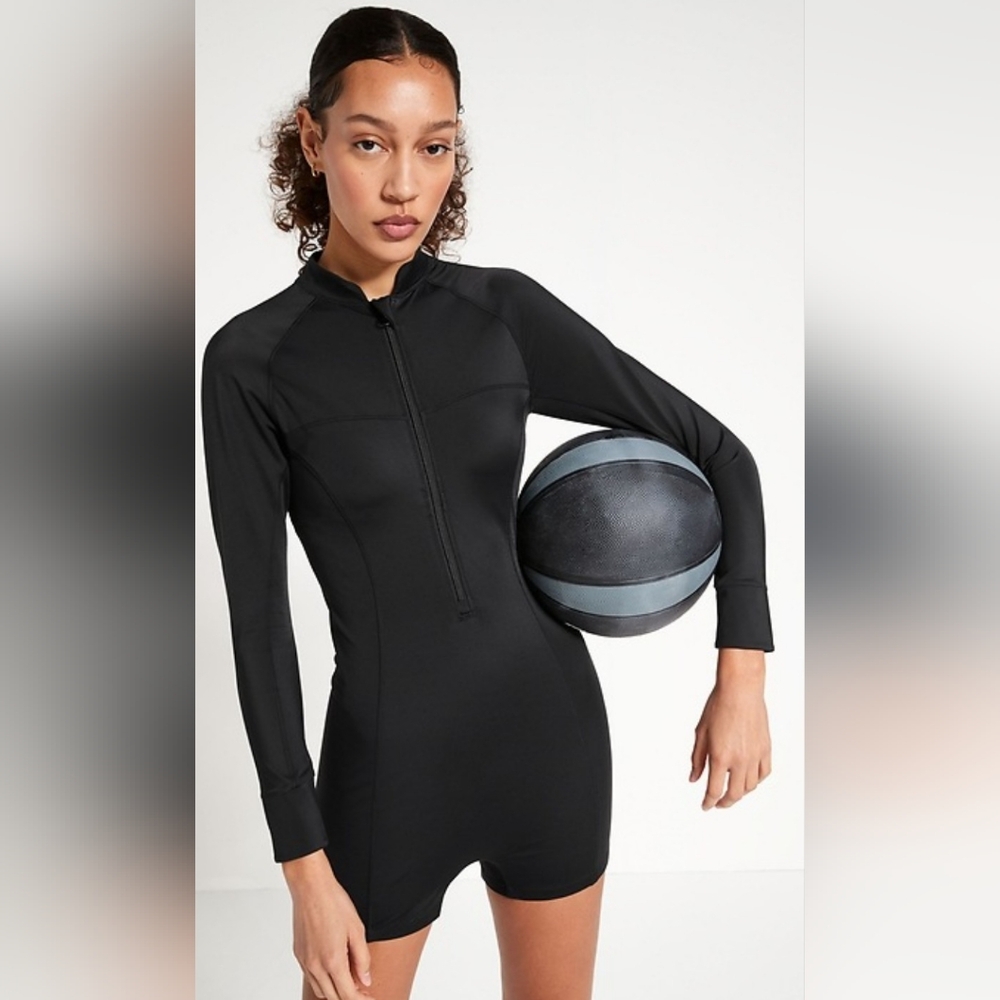 NWT Athleta Malibu Paddlesuit Black
